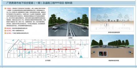  廣西壯族自治區貴港市地下綜合管廊（一期）及道路工程（16億元） 